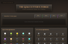 The Gem Cutter's Forge - TTRPGs screenshot